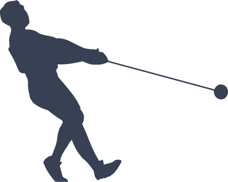 Hammer Throw Decal