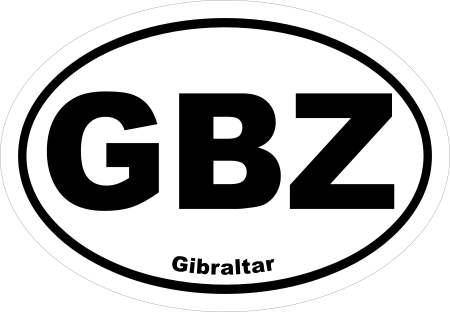 Gibraltar GBZ Oval Euro Decal