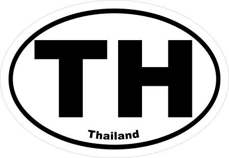 Thailand TH Oval Euro Decal