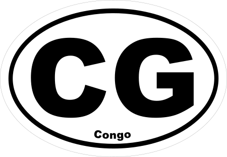 Congo CG Oval Euro Decal