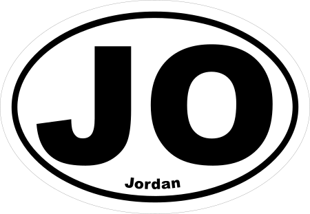 Jordan JO Oval Euro Decal