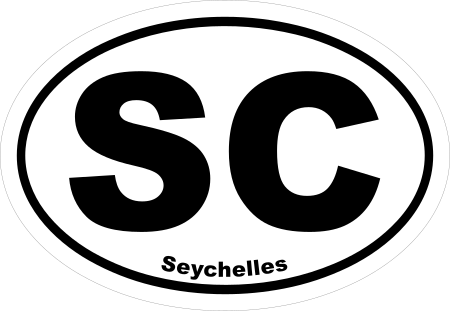 Seychelles SC Oval Euro Decal