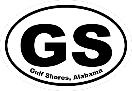 Alabama Cities Oval Decal
