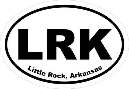 Arkansas Cities Oval Decal