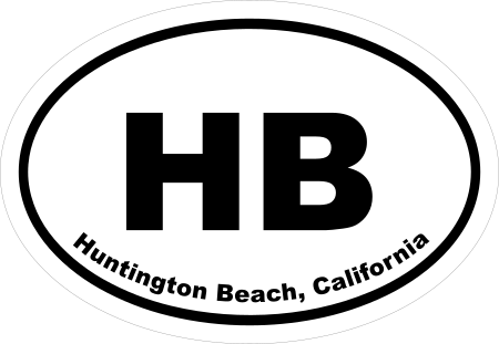 California Cities Oval Decal