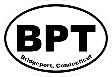 Connecticut Cities Oval Decal