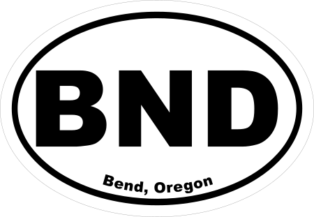 Oregon Cities Oval Decal