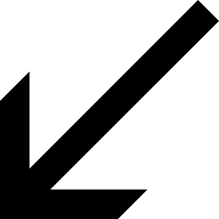 Arrow pointing at an angle Sticker