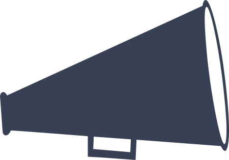 Cheer Megaphone Decal