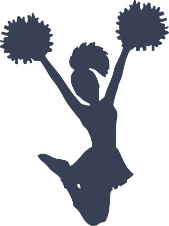 Cheerleader Decal