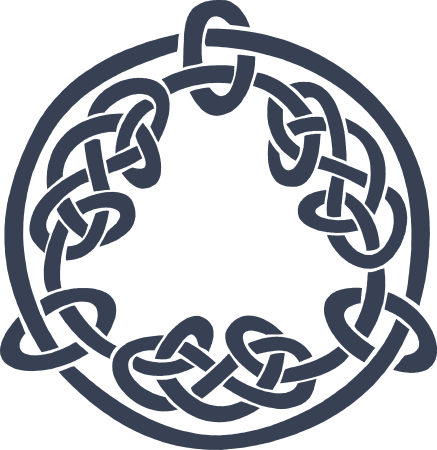 Celtic Knot Circle Decal