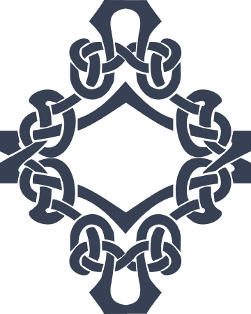 Celtic Knot Diamond Sticker
