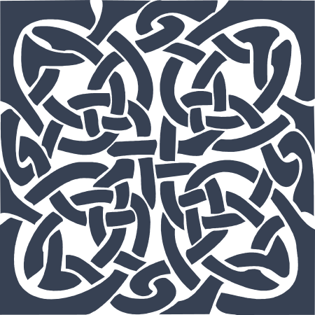 Celtic Knot Square Sticker