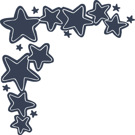 Stars Corner Decal