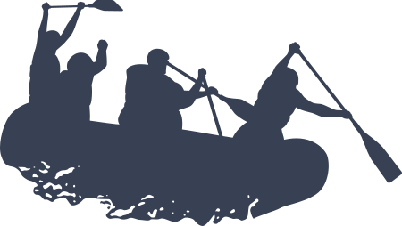 River Rafting Decal
