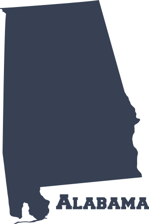 Alabama State Decal