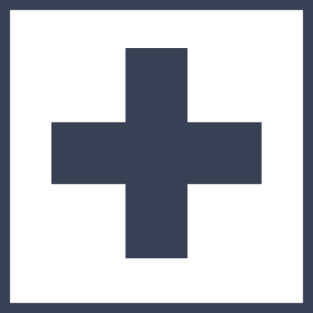 Emergency First Aid Cross Sticker