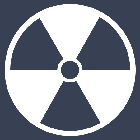 Radioactive Symbol Decal