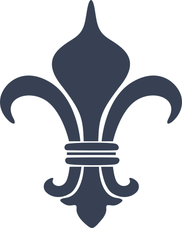 Fleur De Lis Decorative Sticker