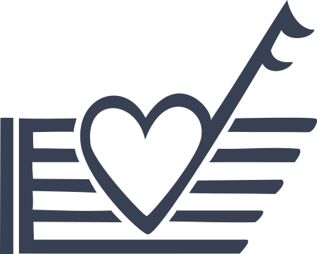 Heart note Music Decal