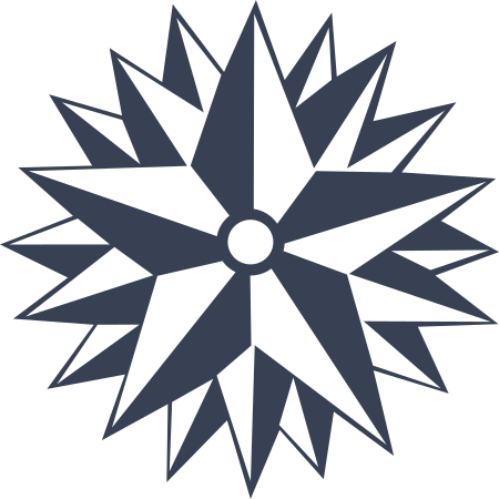Folk Art Star Decal
