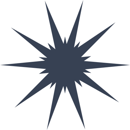 Sun Star Sticker