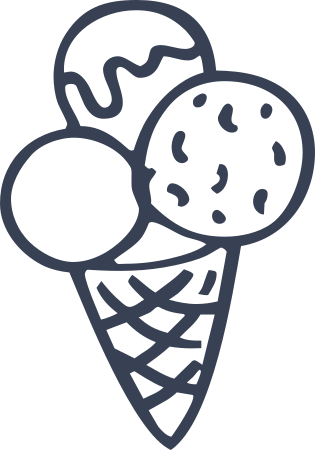 Ice Cream Cone Sticker