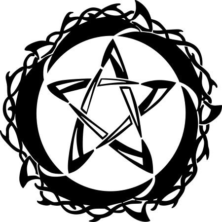 Pentagram Star Decal