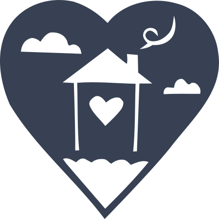 Home in a Heart Decal