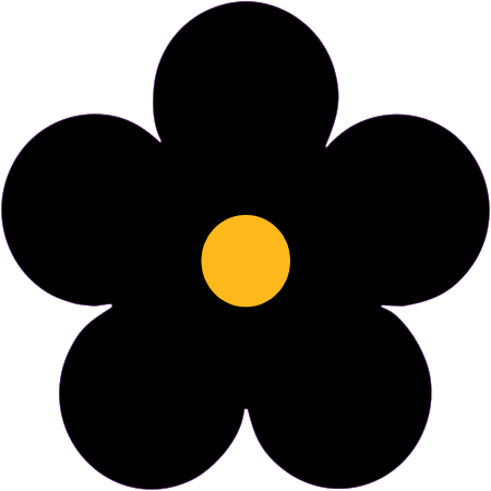 Choose Your Own Colors Printed Daisy Flower Sticker