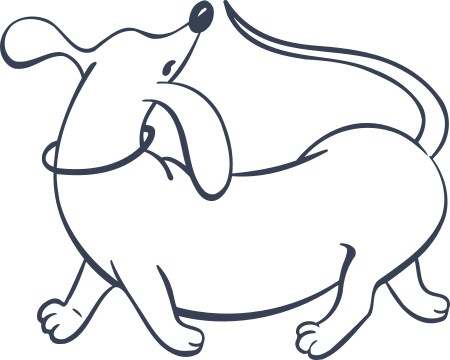 Dachsund Dog Decal