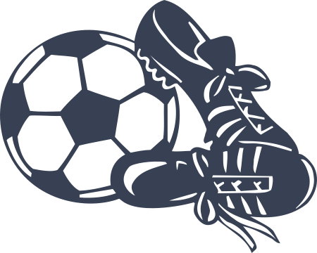 Soccer Ball and Shoes Sticker