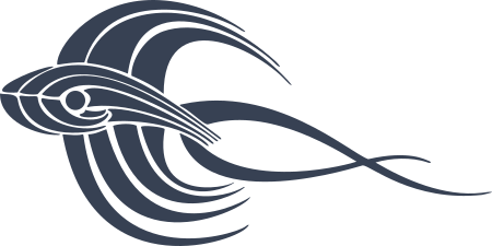 Tribal Fish Sticker