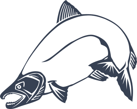 Salmon Fish Sticker