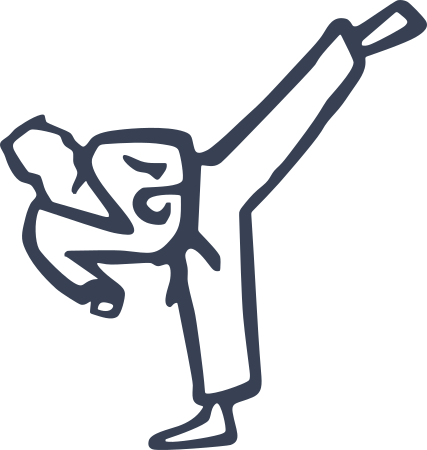 Karate Martial Arts Decal