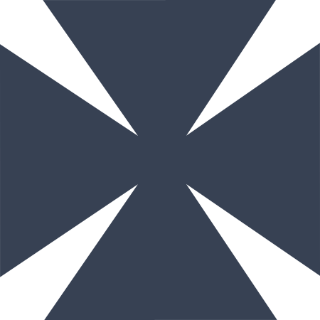 Square Cross Sticker