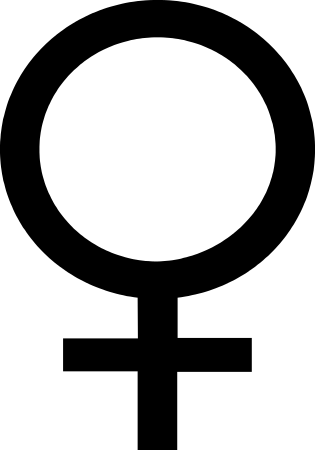 Female Symbol Decal