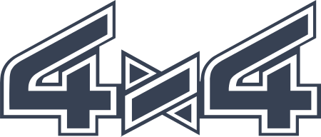 4 x 4 Decal