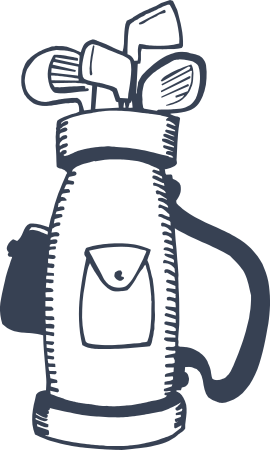 Golf Bag Decal