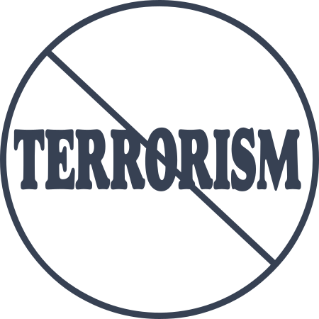 No To Terrorism Decal