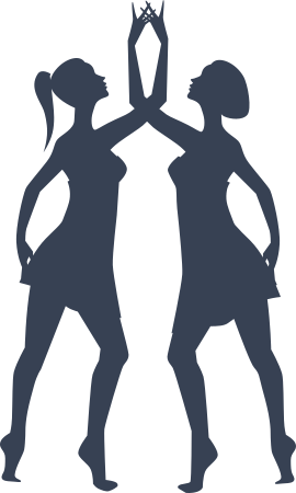 Beautiful Ballet Dancers Sticker