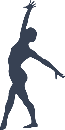 Gymnast Doing A Gymnastics Floor Routine Sticker
