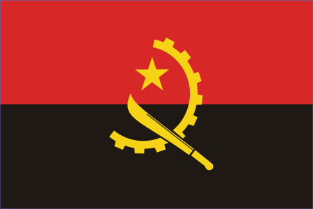 Angola Country Flag Sticker