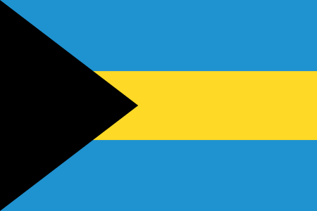 Bahamas Country Flag Sticker