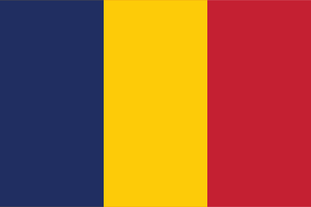 Chad Country Flag Sticker