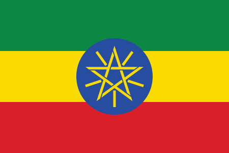 Ethiopia Country Flag Sticker