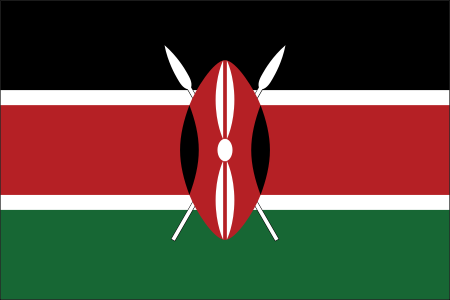 Kenya Country Flag Sticker