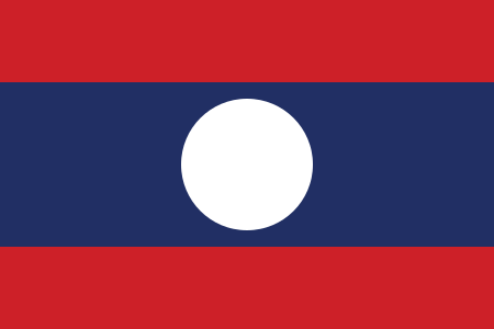 Laos Country Flag Sticker