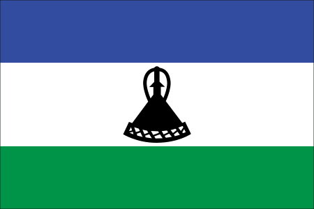 Lesotho Country Flag Sticker