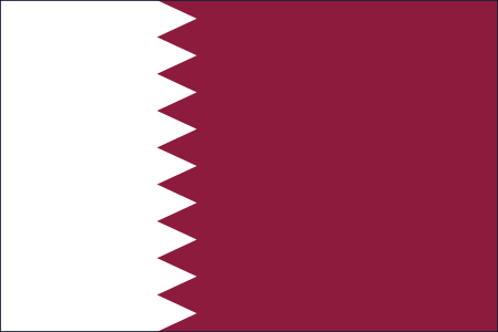 Qatar Country Flag Sticker